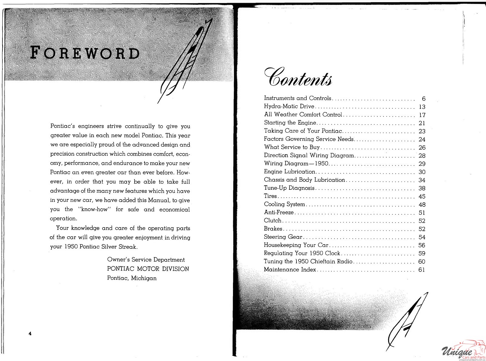 1950 Pontiac Owners Manual Page 19